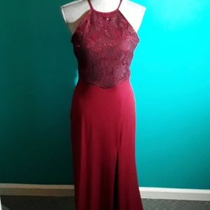 NWT real backless gown